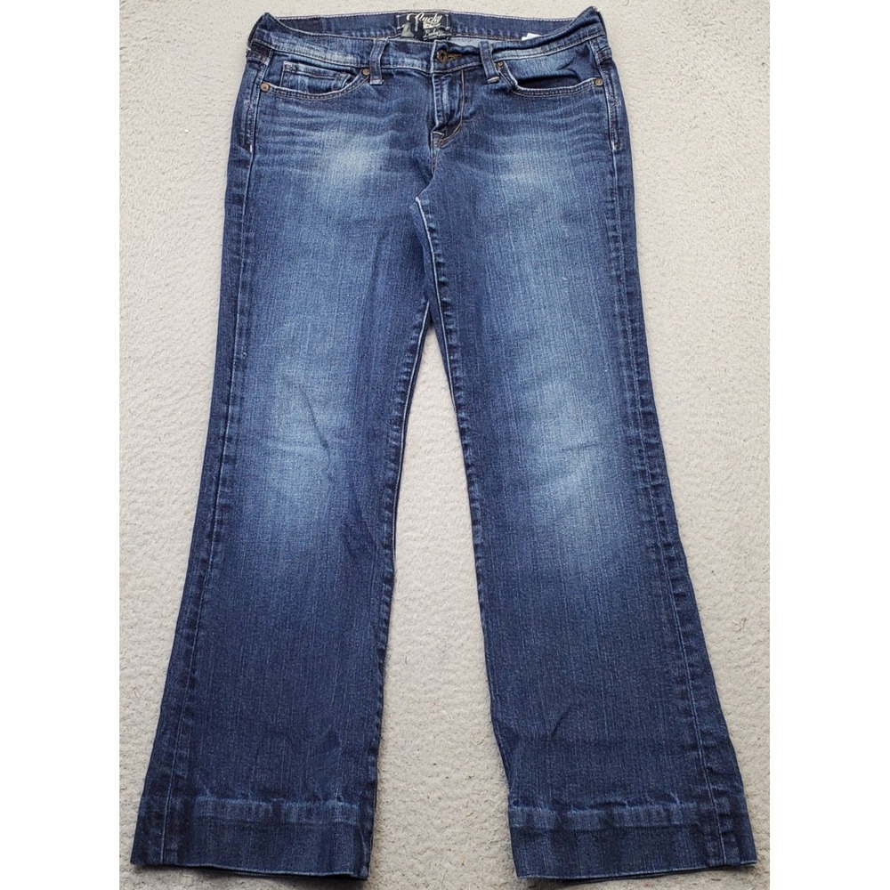 Lucky Brand Bootcut Jeans Womens 8/29‎ Blue Denim Medium Wash Whiskered 7W10559
